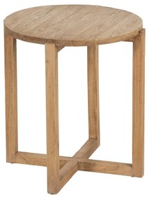 Okrągły stolik z litego drewna mindi ø 40 cm Dala – Ixia