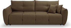 Masseno Sofa MODA z funkcją spania i pojemnikiem na pościel - Brązowy - WIND 22