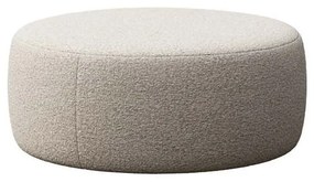 Beżowy podnóżek z materiału bouclé Monce – Rodier