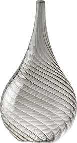 Pluvia Szare szkło borokrzemianowe pyrex śr. 20 H.37 Ø20 BL264-VT-DM20-GR