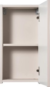 Wisząca szafka łazienkowa pomocnicza Nova 30 cm, kaszmir mat