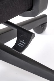 Regulowany fotel biurowy Sonar Halmar, zgodny z normą BHP