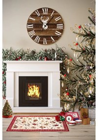 Czerwony dywan z mieszanki bawełny ze świątecznym motywem 50x80 cm Toy's Delight Red Christmas – Villeroy&amp;Boch