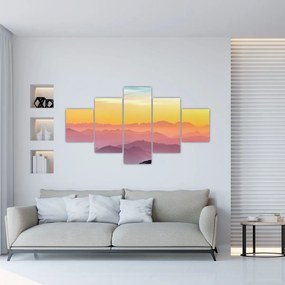 Obraz kolorowego nieba (125x70 cm)