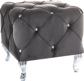 Pufa HESTIA K VELVET szara