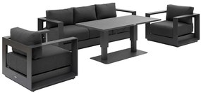Komplet aluminiowy dla 5 osób MADRID NEW (antracyt)