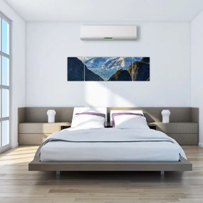 Obraz krajobrazu z górami (170x50 cm)