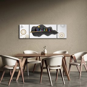 Obraz abstrakcji (170x50 cm)