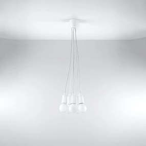 Biała lampa wisząca ø 25 cm Rene – Nice Lamps