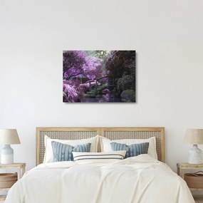 Obraz na szkle - Mistyczny ogród (70x50 cm)