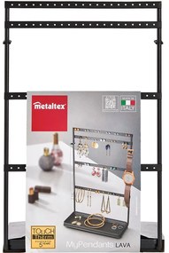 Czarny organizer na biżuterię My Pendants - Metaltex