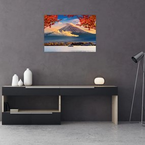 Obraz na szkle - Japonia, Góra Fuji (70x50 cm)