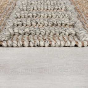 Jasnoszaro-naturalny dywan 160x230 cm Medina – Flair Rugs