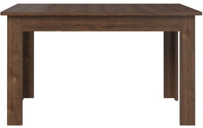 Stół Rozkładany Prostokątny Drewniany do Jadalni MYTH 130-175 cm Dąb brązowy Loft