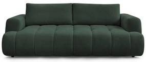 Zielona rozkładana/ze schowkiem sofa 251 cm Fuji – Bobochic Paris