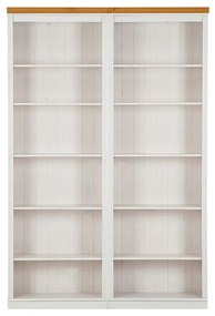 Biały regał z litego drewna sosnowego 148x223 cm Anita – Støraa