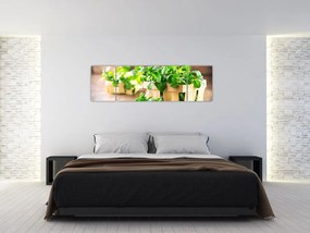 Obraz świeżej mięty (170x50 cm)