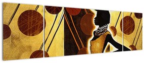 Obraz artystycznego malarstwa starożytnego (170x50 cm)