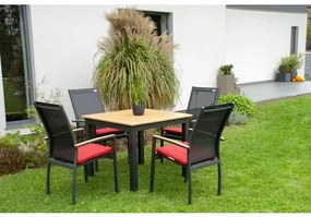 EXPERT WOOD antracyt - fotel ogrodowy gastro z możliwością sztaplowania