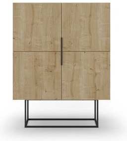 Szafka w dekorze dębu 100x130 cm Titan – Marckeric