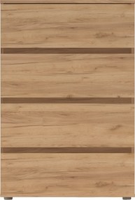 Komoda PARMAD, dąb craft złoty