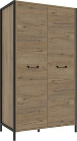 Dwudrzwiowa szafa młodzieżowa w stylu loft Oriental Tree 822