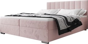 BEDANTE Łóżko kontynentalne ZILANO2 160x200 Itaka 58 Różowy