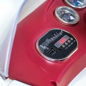 Baby Mix Elektryczny samochód dla dzieci RetroPearl, biały