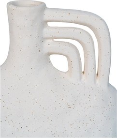 Kremowy ceramiczny wazon (wysokość 19,5 cm) – House Nordic