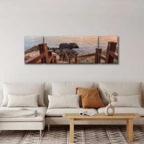 Obraz - Zejście ku morzu (170x50 cm)