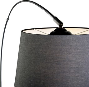 Inteligentna nowoczesna lampa łukowa czarna w tym Wifi A60 - Arc Basic