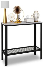 Industrialna konsola czarny + beton F2-E24