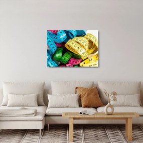 Obraz na szkle - mierniki koloru (70x50 cm)