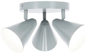 Niebieska lampa sufitowa z metalowym kloszem 34x34 cm Amor – Candellux Lighting