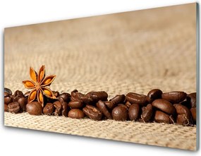 Panel Szklany Kawa Ziarnista W Detalu