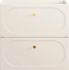 Szafka pod umywalkę DONNA SAND 2S 60cm beż piaskowy COMAD