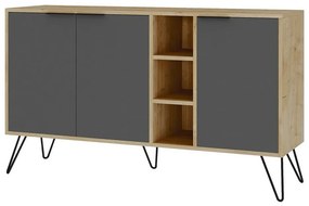 Szafka Clara Oak and Anthracite