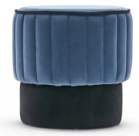 Stołek Rose Pouf Niebieski