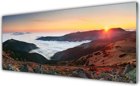 Dekor Szklany do Kuchni Majestat Gór nad Chmurami