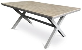Stół ogrodowy Autronic, aluminium, polywood,beżowy, AZT-S1510 OAK