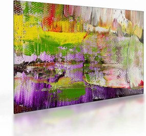 Obraz na szkle abstrakcji - malarstwo (70x50 cm)