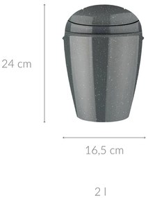 Kosz na śmieci DEL XS, 2 l., KOZIOL