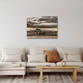 Obraz - pochmurna Praga (70x50 cm)