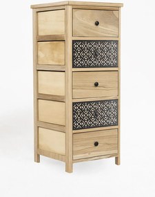 Szeroka komoda Tiladon z 5 szufladami