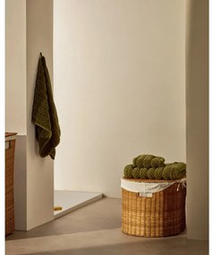 Zielony bawełniany ręcznik frotte 50x90 cm Rune – Kave Home
