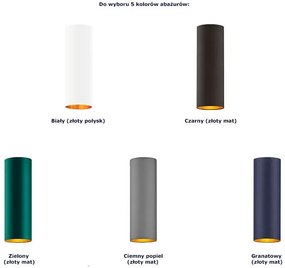 Lampa wisząca glamour na białym stelażu 5 kolorów P1-D20