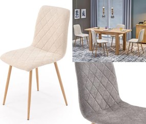 Pikowane krzesło do jadalni K525 WDF Halmar