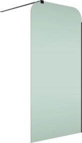 Ścianka prysznicowa WALK IN zielona 8mm MOLIS green square MASSI | rożne rozmiary : Kolor profili kabiny - złoty, Szerokość ścianki - 100 cm, Typ montażu - WALK in FIX (Do ściany)