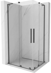 Mexen Velar L Duo kabina prysznicowa rozsuwana 100 x 90 cm, transparent, gun metal - 871-100-090-02-03-95