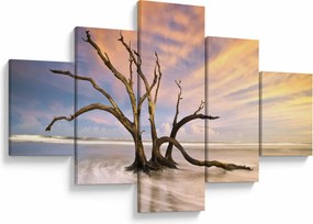 Obraz drzewa w oceanie (125x70 cm)
